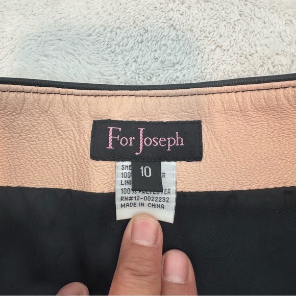 For Joseph 100% Leather Skirt size 10 - Picture 3 of 9